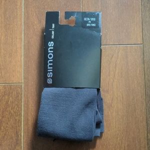 NWT Simons Grey Cotton Tights